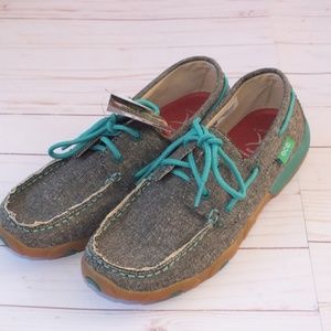 Twisted X ECO TWX Driving Moccasin Size 7.5 M Dust
